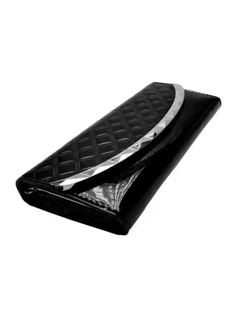Dámská peněženka s lesklým vzorem Tapple 9018 černá zadní strana