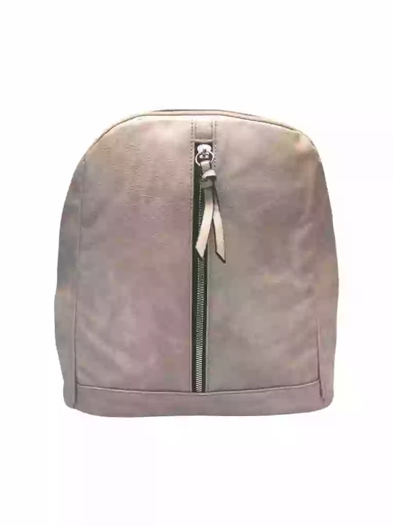 Elegantní dámský batoh z eko kůže Tapple H17438 světle hnědý přední strana