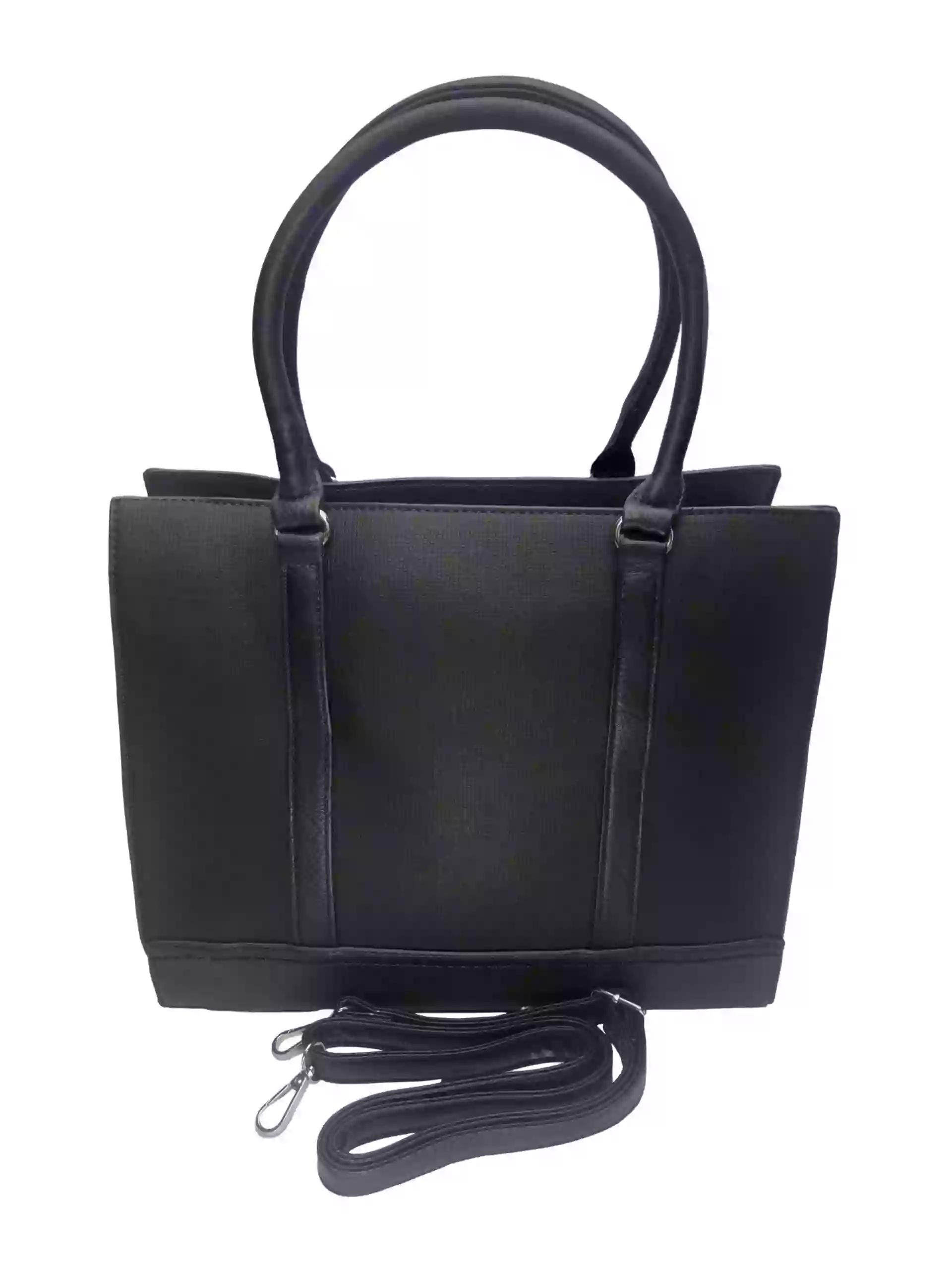 Elegantní business kabelka přes rameno, Tapple H181205, černá, přední strana