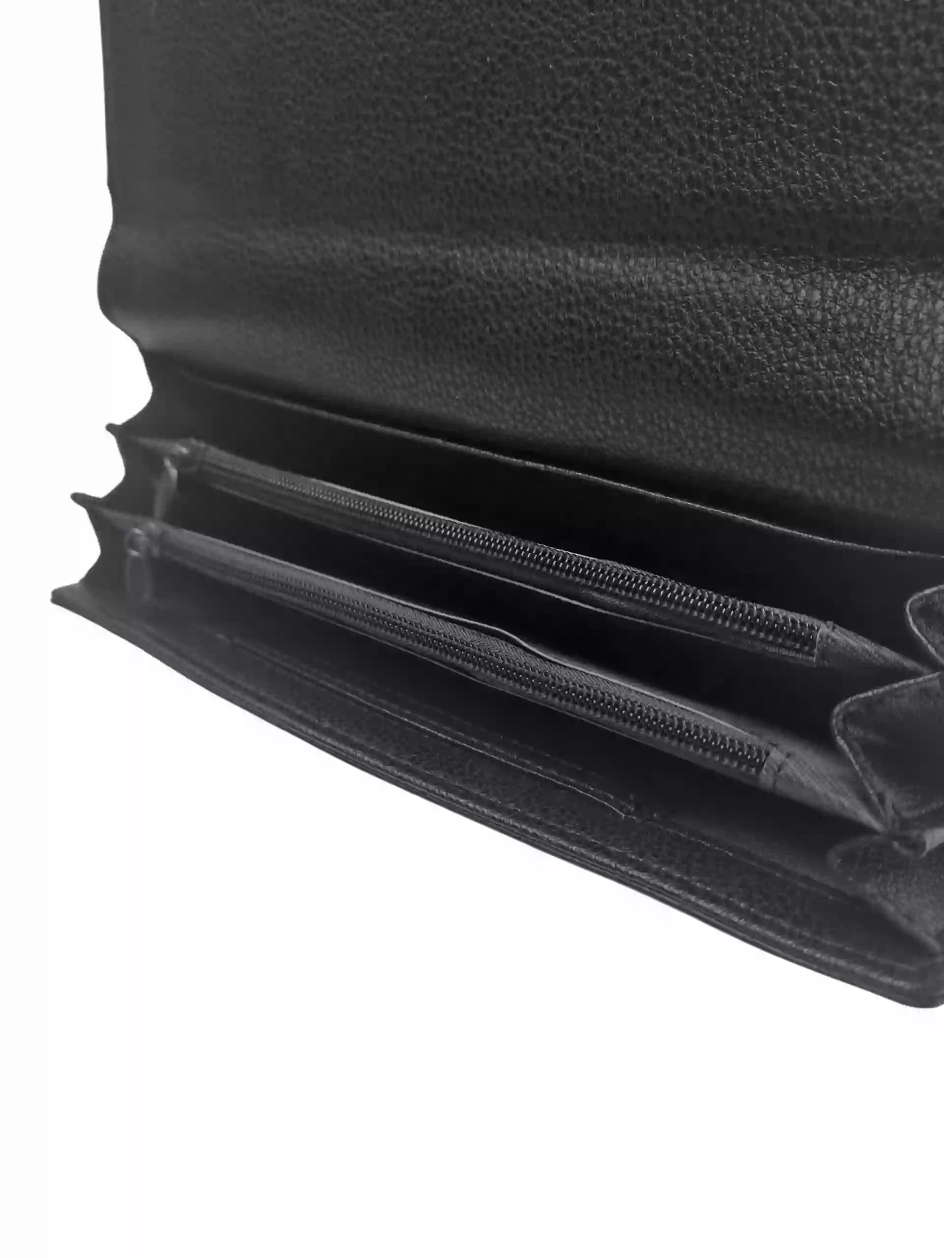 Elegantní černá dámská peněženka na magnetky, New Berry, 108-1, vnitřní uspořádání peněženky