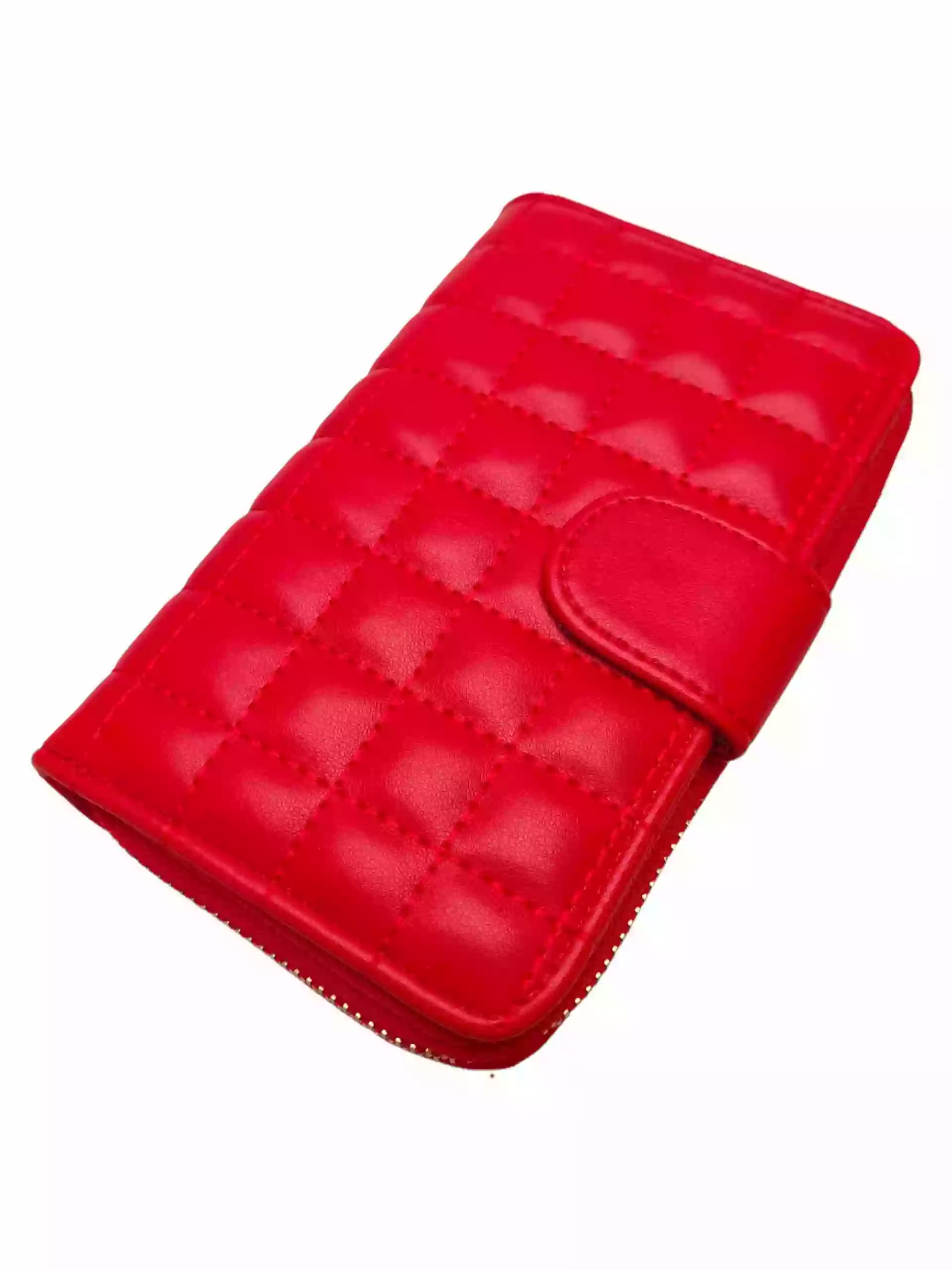 Moderní tmavě červená dámská peněženka, Tapple, 020, přední strana dámské peněženky