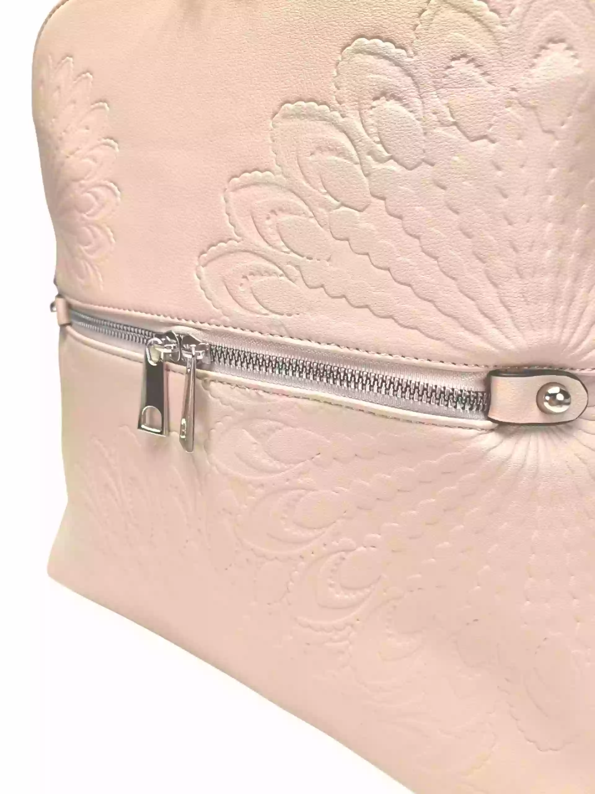 Béžový dámský batoh s ornamenty, Tapple, H20820-12, detail batohu