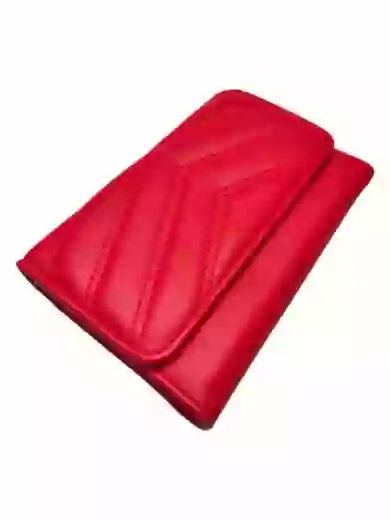 Elegantní tmavě červená dámská peněženka, Tapple, 102, přední strana dámské peněženky