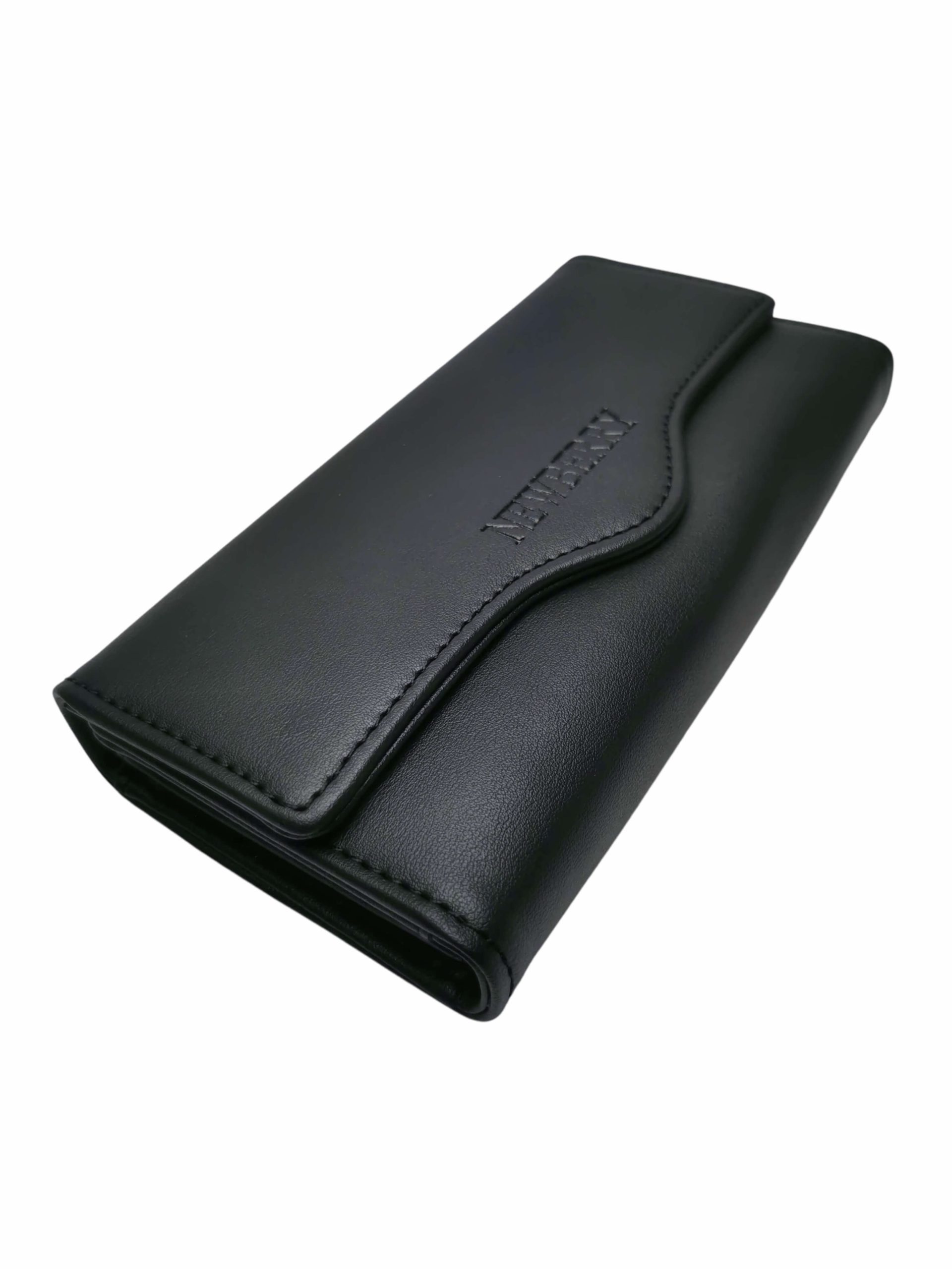 Dámská módní peněženka z měkké eko kůže, New Berry, A513-53, černá, přední strana peněženky