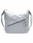 Velký bílý kabelko-batoh z eko kůže