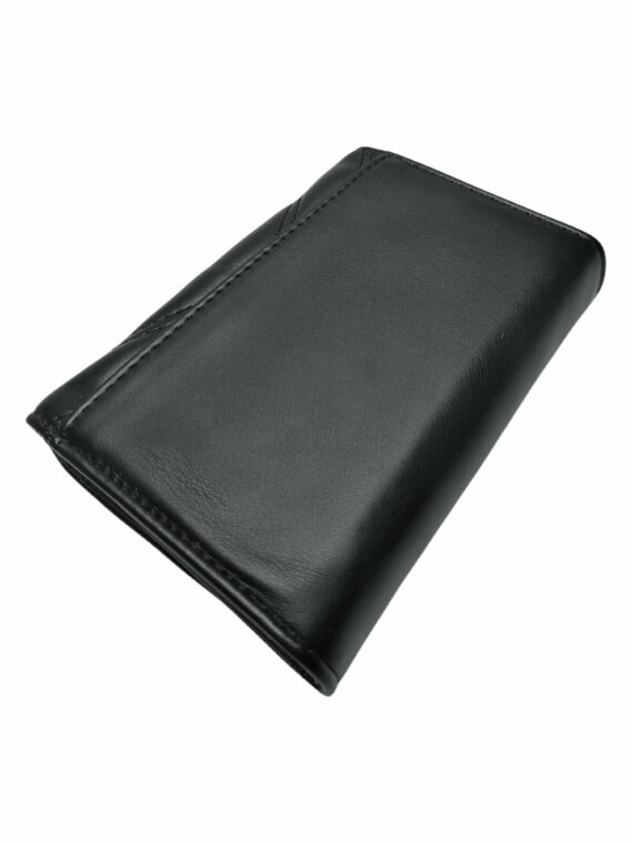Elegantní černá dámská peněženka, Tapple, 102, zadní strana dámské peněženky