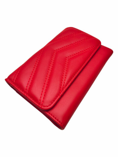 Elegantní tmavě červená dámská peněženka, Tapple, 102, přední strana dámské peněženky